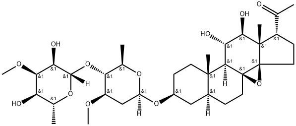 通关藤苷 F, 928151-78-4, 结构式