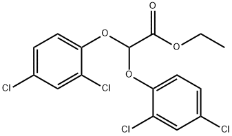 Ethyl 2,2-bis(2,4-dichlorophenoxy)acetate, 92854-60-9, 结构式