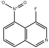 Isoquinoline, 4-fluoro-5-nitro- Structure