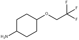 4-(2,2,2-Trifluoro-ethoxy)-cyclohexylamine 结构式
