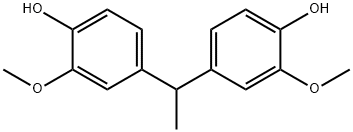 4,4-(ethane-1,1-diyl)bis(2-methoxyphenol) Structure