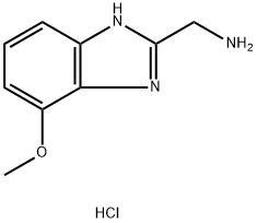7-Methoxy-1H-benzimidazole-2-methanamine dihydrochloride 结构式