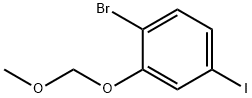 Benzene, 1-bromo-4-iodo-2-(methoxymethoxy)- Structure