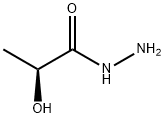 Propanoic acid, 2-hydroxy-, hydrazide, (2S)- 化学構造式