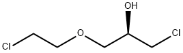 2-Propanol, 1-chloro-3-(2-chloroethoxy)-, (2R)- Structure