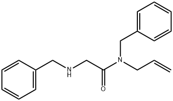 N-Allyl-N-benzyl-2-(benzylamino)acetamide, 934364-41-7, 结构式