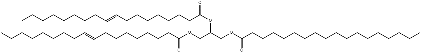 1,2-Dielaidoyl-3-Stearoyl-rac-glycerol Structure