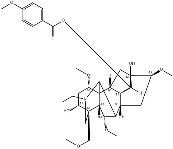 8－Deacetyl-yunaconitine Structure