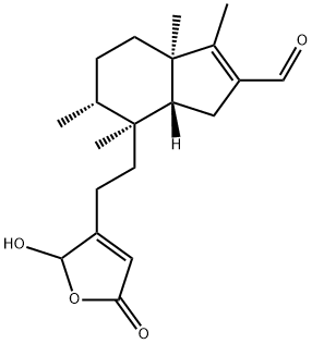 (4->2)-Abeo-16-hydroxycleroda-2,13-dien-15,16-olide-3-al, 935293-70-2, 结构式