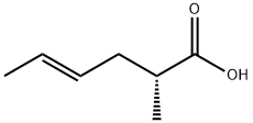 (R,E)-2-甲基己-4-烯酸, 93553-73-2, 结构式