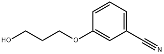 3-(3-hydroxypropoxy)benzonitrile Structure
