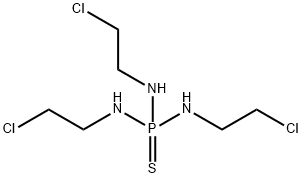 Phosphorothioic triamide, N,N',N''-tris(2-chloroethyl)- (9CI) Struktur
