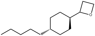 Oxetane, 2-(trans-4-pentylcyclohexyl)- Structure