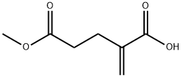 Pentanedioic acid, 2-methylene-, 5-methyl ester Structure