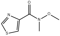936371-70-9 4-Thiazolecarboxamide, N-methoxy-N-methyl-