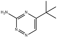 5-叔丁基-1,2,4-三嗪-3-胺, 937-02-0, 结构式