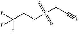 Acetonitrile, 2-[(3,3,3-trifluoropropyl)sulfonyl]- Structure
