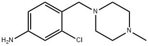 3-chloro-4-[(4-methylpiperazin-1-yl)methyl]aniline, 943320-67-0, 结构式