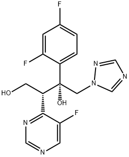 4-羟基伏立康唑 结构式