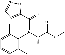 Alanine, N-(2,6-dimethylphenyl)-N-(5-isoxazolylcarbonyl)-, methyl ester Structure
