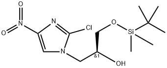 (αS)-2-Chloro-α-[[[(1,1-dimethylethyl)dimethylsilyl]oxy]methyl]-4-nitro-1H-imidazole-1-ethanol Structure