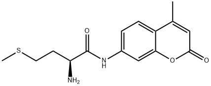 H-MET-AMC酢酸塩 化学構造式