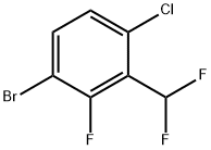 1-溴-4-氯-3-(二氟甲基)-2-氟苯, 943830-37-3, 结构式