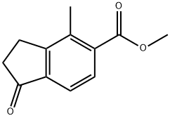 4-甲基-1-氧代-2,3-二氢-1H-茚-5-羧酸甲酯, 943845-12-3, 结构式