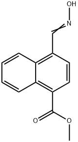 methyl 4-[(hydroxyimino)methyl]-1-naphthalenecarboxylate Structure
