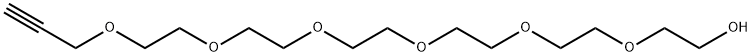 プロパルギル-PEG7-アルコール 化学構造式