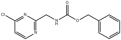 benzyl [(4-chloropyrimidin-2-yl)methyl]carbamate Structure