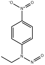 Benzenamine, N-ethyl-4-nitro-N-nitroso- 化学構造式