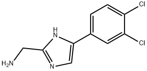 (5-(3,4-二氯苯基)-1H-咪唑-2-基)甲胺,945524-64-1,结构式