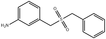3-(phenylmethanesulfonylmethyl)aniline 结构式