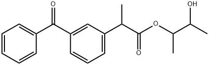 Ketoprofen 2,3-Butylene Glycol Este, 94561-67-8, 结构式