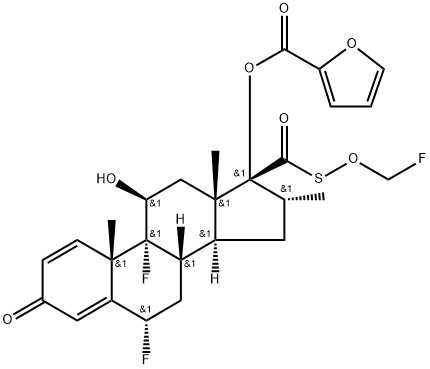 Fluticasone Furoate Impurity 4 Structure