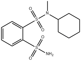 1-N-cyclohexyl-1-N-methylbenzene-1,2-disulfonamide Structure