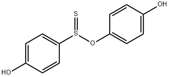 S-(4-Hydroxyphenyl) 4-hydroxybenzenesulfinothioate Struktur