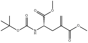 L-Glutamic acid, N-[(1,1-dimethylethoxy)carbonyl]-4-methylene-, dimethyl ester (9CI)