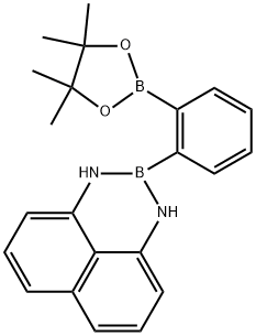 o-Benzenediboronic Acid Pinacol Ester, 1,8-Diaminonaphthalene, Protected 结构式