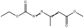 2-Butenoic acid, 3-[2-(ethoxycarbonyl)diazenyl]-, methyl ester