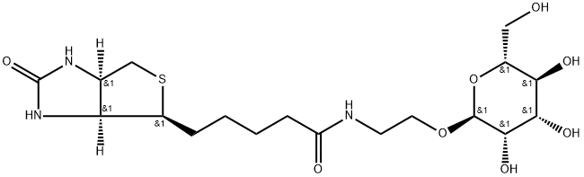 2-(Biotinylamido)ethyl α-D-mannopyranoside 结构式