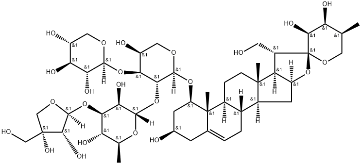 Trikamsteroside E Structure