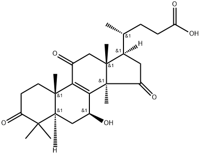 Lucidenic acid A Struktur