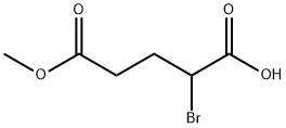 2-溴-5-甲氧基-5-氧代戊酸 结构式