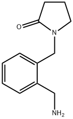 1-[2-(aminomethyl)benzyl]-2-pyrrolidinone(SALTDATA: FREE) 化学構造式
