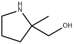 (2-メチル-2-ピロリジニル)メタノール 化学構造式
