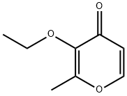 4H-Pyran-4-one, 3-ethoxy-2-methyl- Struktur