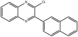 Quinoxaline, 2-chloro-3-(2-naphthalenyl)- Structure
