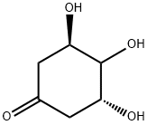 Cyclohexanone, 3,4,5-trihydroxy-, (3R,5R)- Struktur